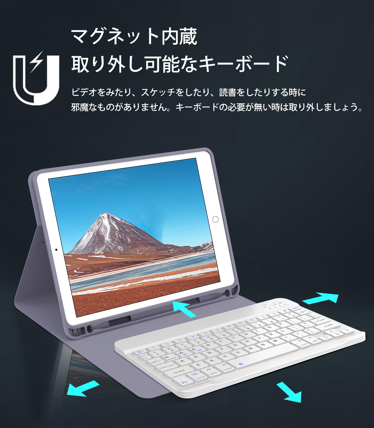 Amazon.co.jp: SENGBIRCH iPad pro 9.7インチ ケース キーボード ipad